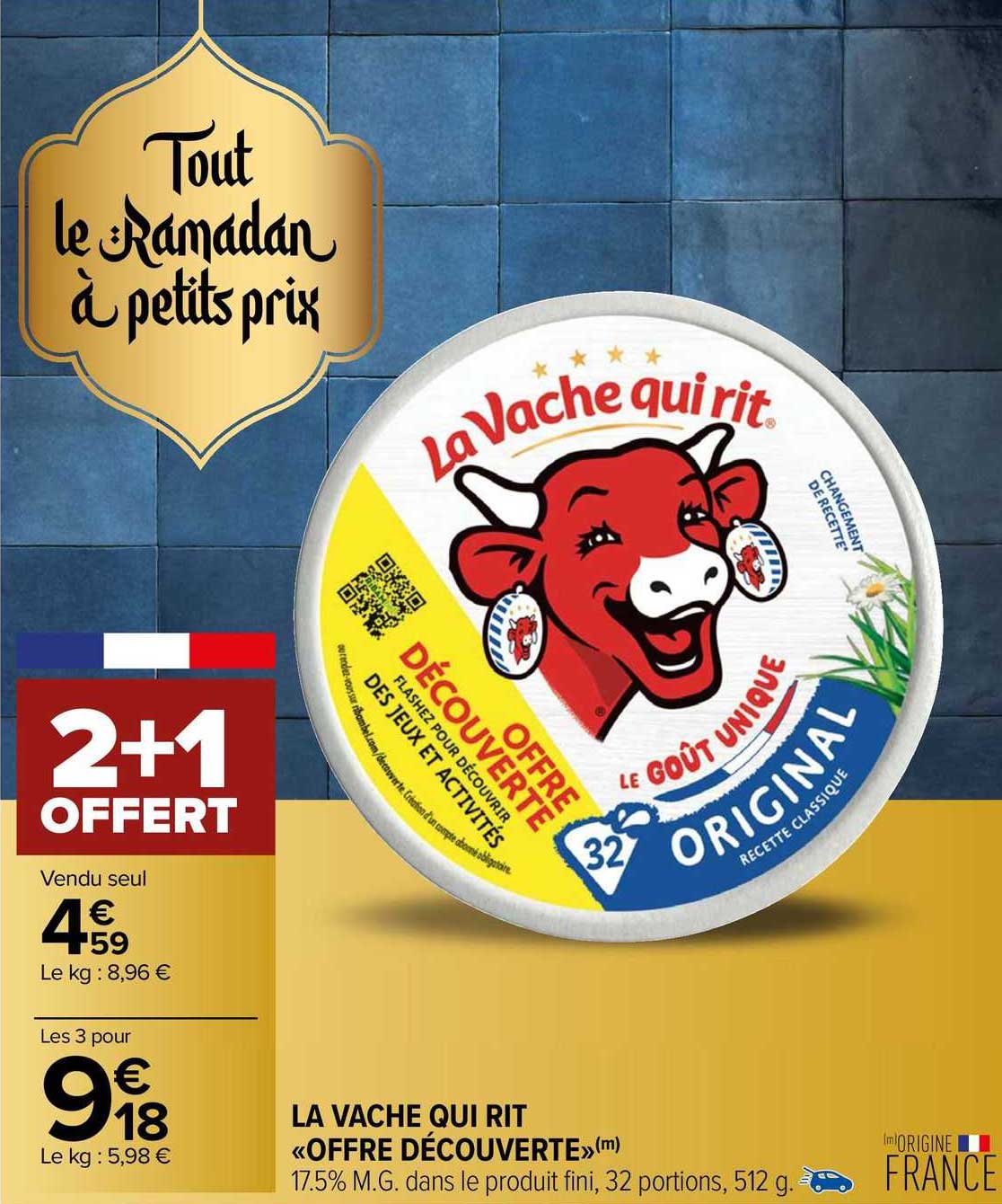 la vache qui rit "offre découvert"