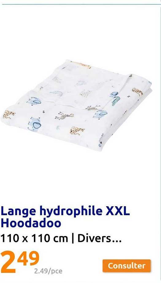 Lange Hydrophile Xxl Hoodadoo