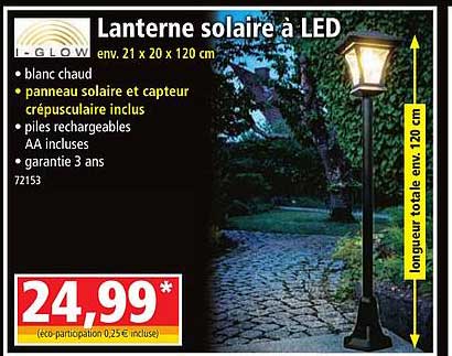 lanterne solaire à led i-glow