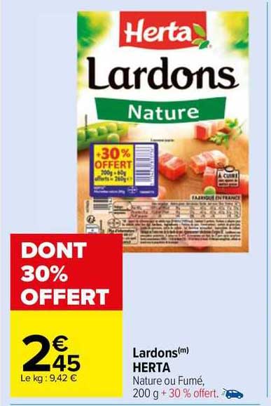 Lardons Herta