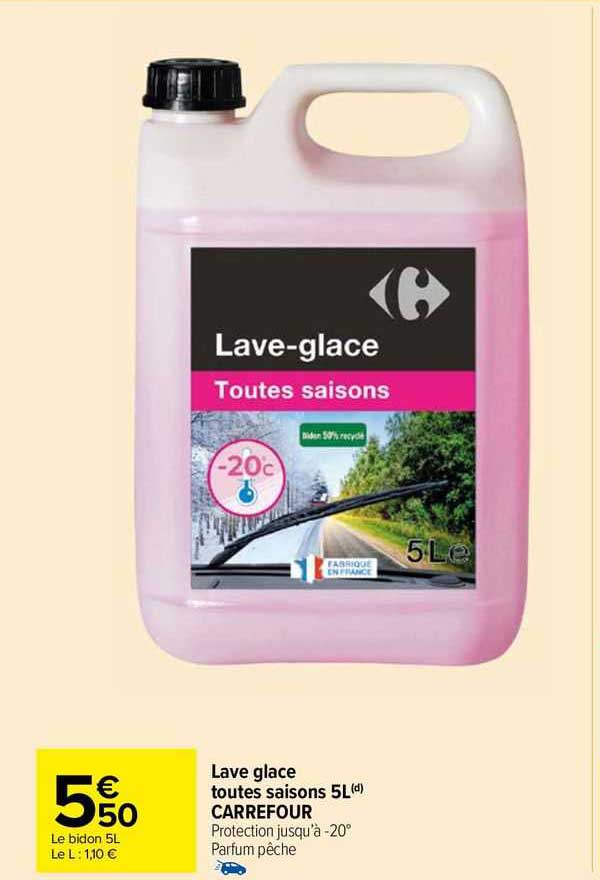 lave glace toutes saisons 5l carrefour