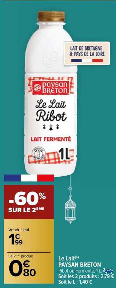 le lait paysan breton
