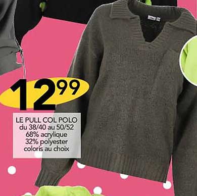 le pull col polo