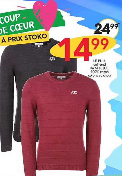 le pull col rond