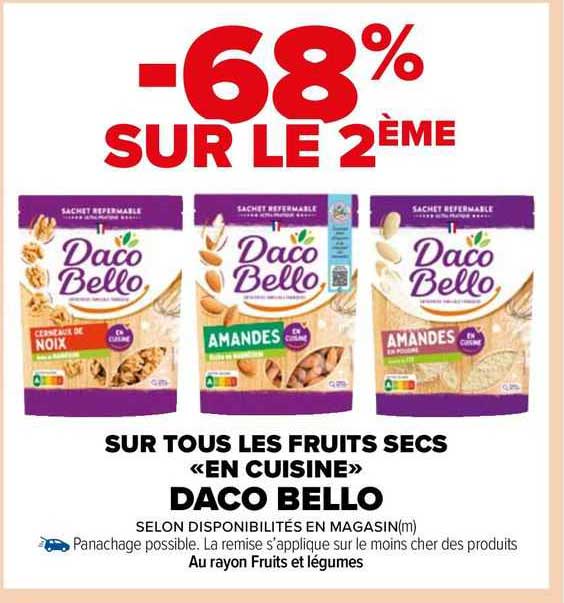 Les Fruits Secs «en Cuisine» Daco Bello