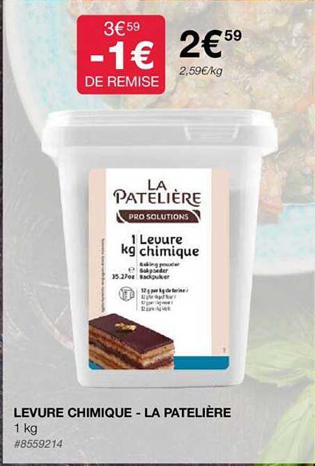 levure chimique - la patelière