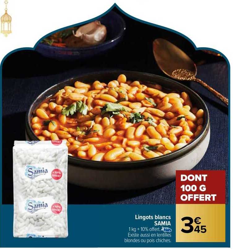 lingots blancs samia