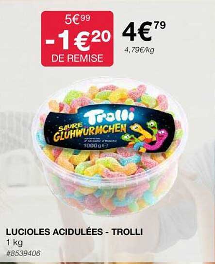 lucioles acidulées - trolli