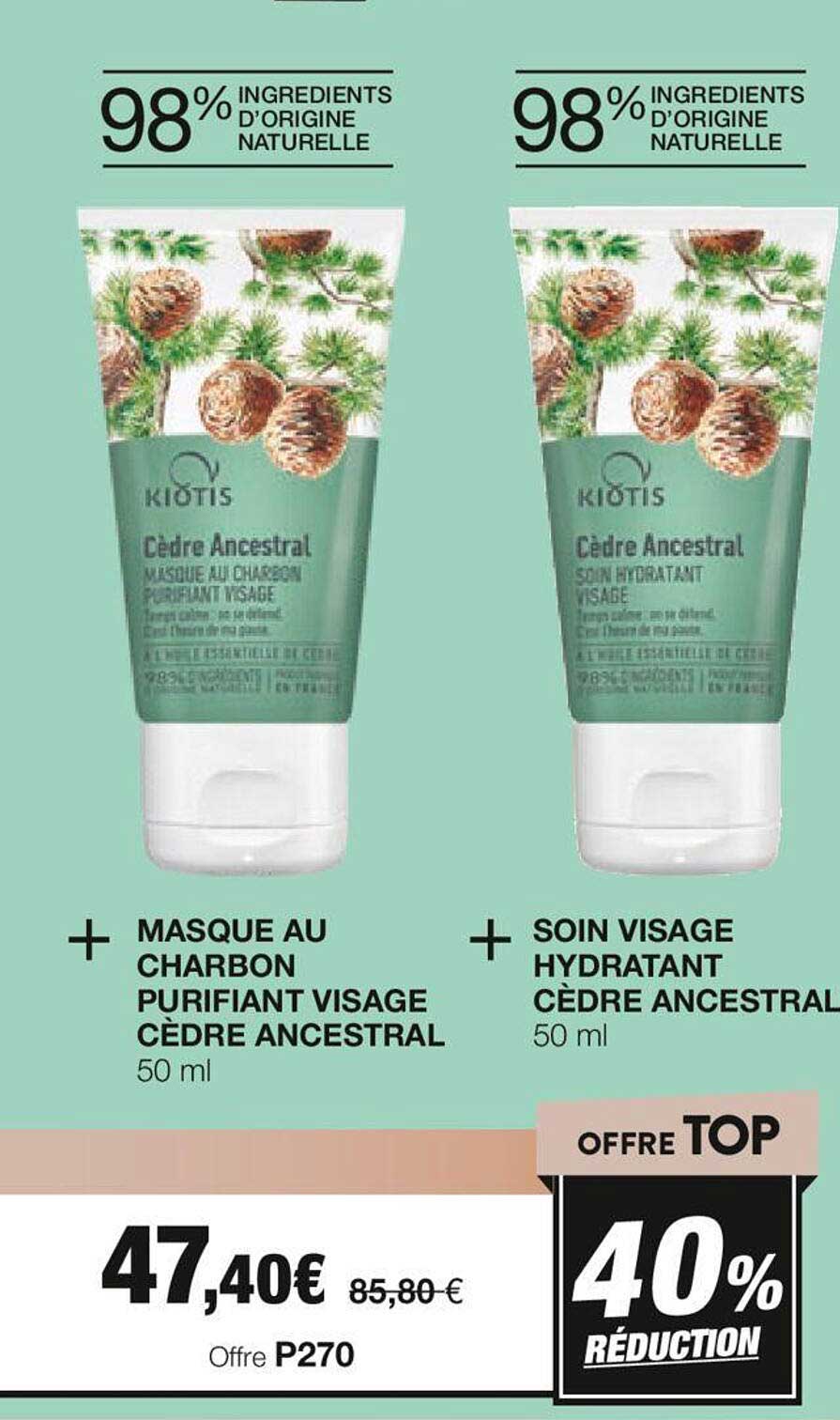 masque au charbon purifiant visage cèdre ancestral soin visage hydratant cèdre ancestral