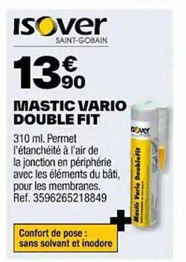 mastic vario double fit isover