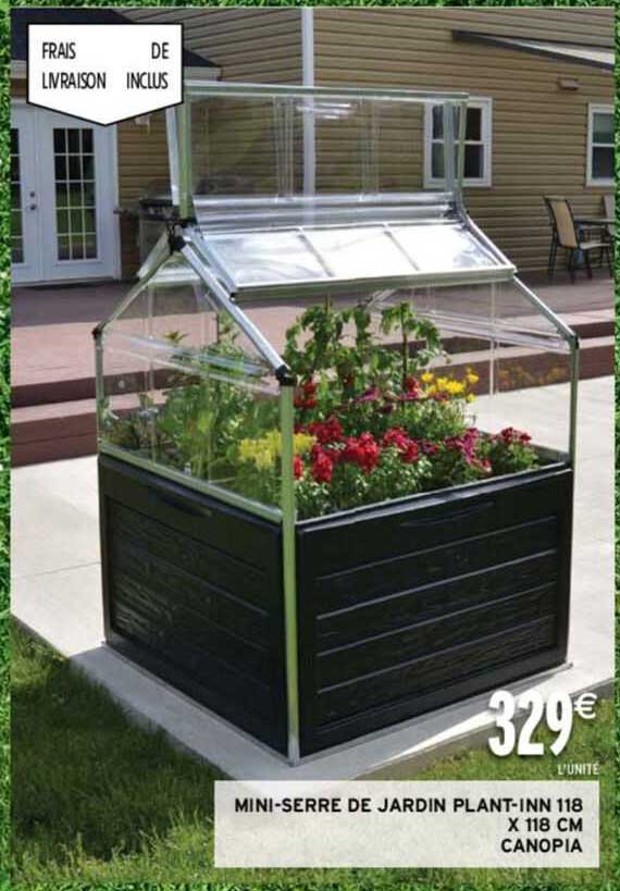 Mini-serre De Jardin Plant-inn 118 X 118 Cm Canopia
