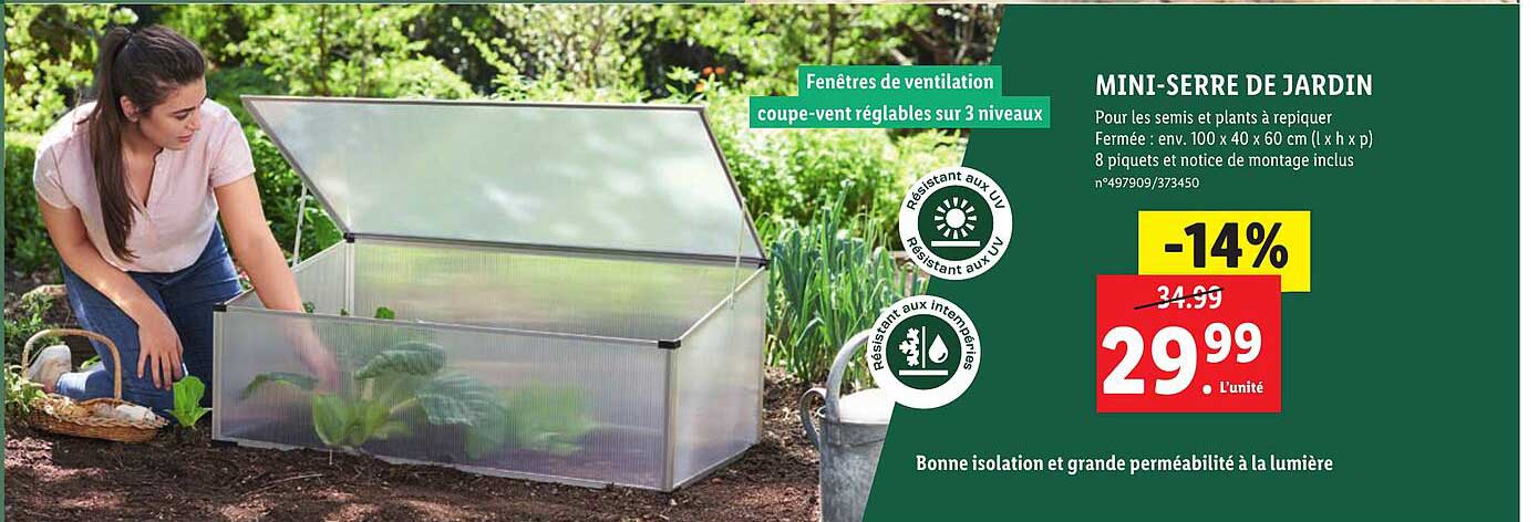 mini-serre de jardin