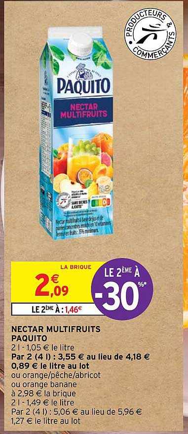 Nectar Multifruits Paquito