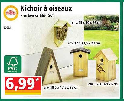 nichoir à oiseaux little friends
