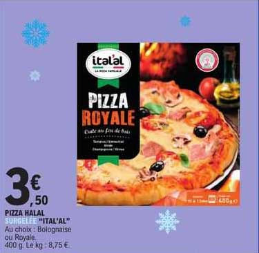 Pizza Halal Surgelée "ital'al"
