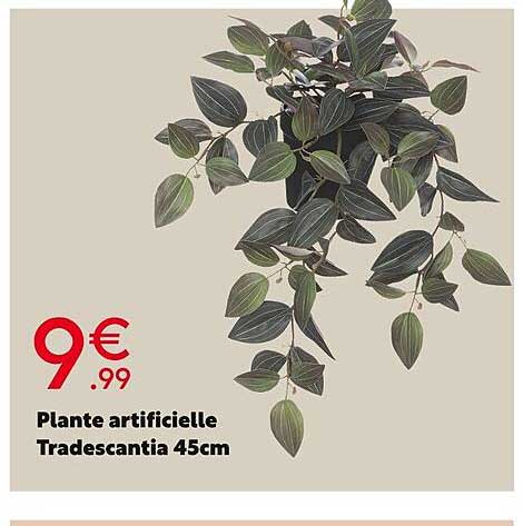 plante artificielle tradescantia 45cm