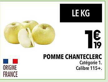 pomme chanteclerc