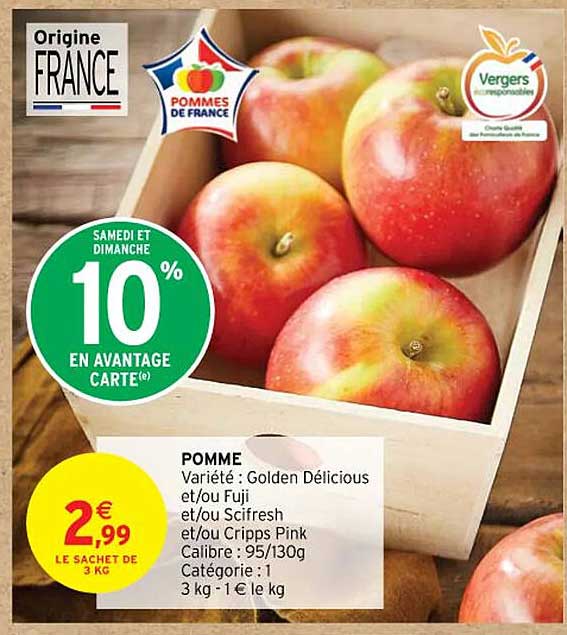 pomme golden délicious