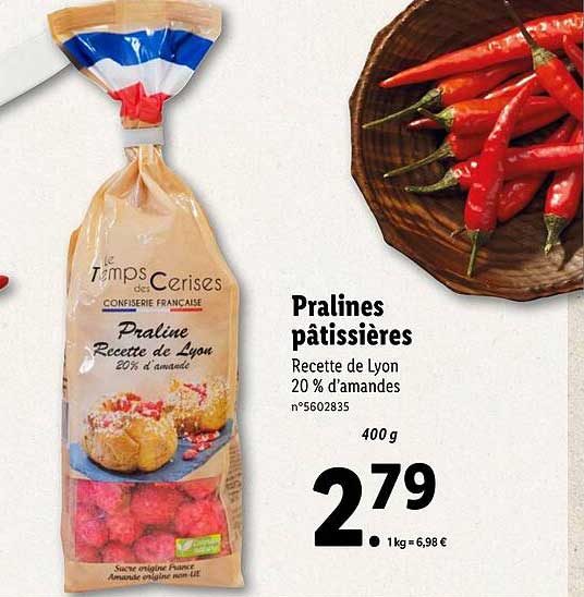 Pralines Pâtissières