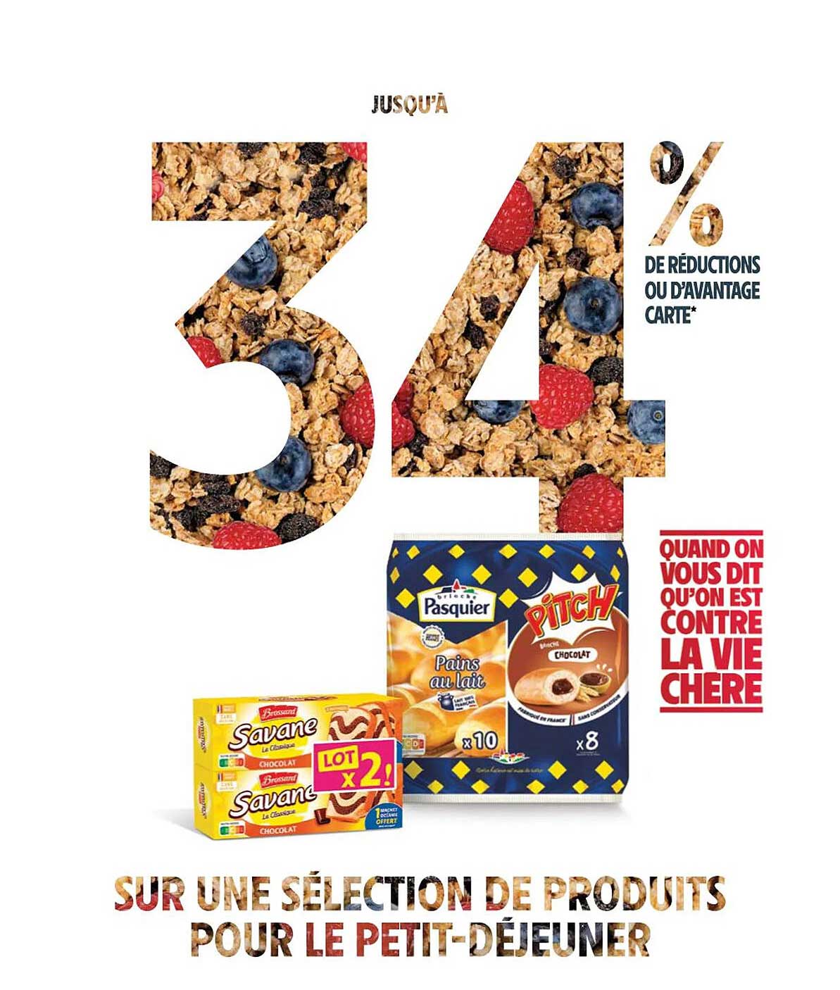 produits pour le petit-déjeuner