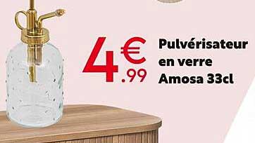 Pulvérisateur En Verre Amosa 33 Cl