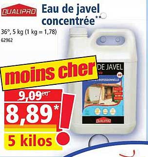 qualipro eau de javel concentrée