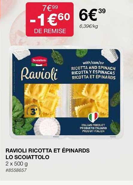 Ravioli Ricotta Et épinards Lo Scoiattolo