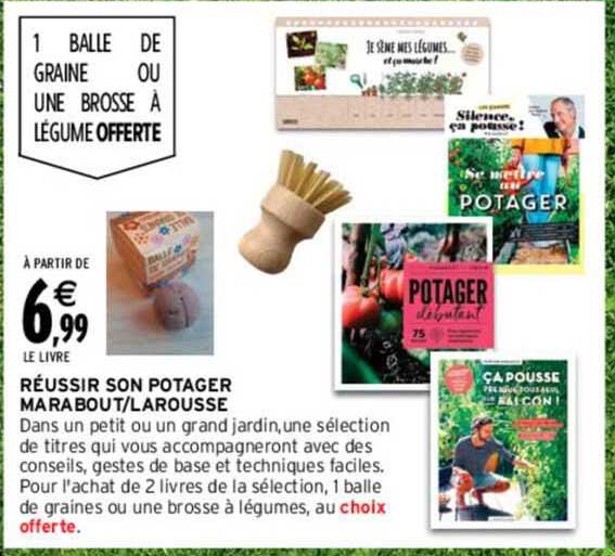 réussir son potager marabout/larousse