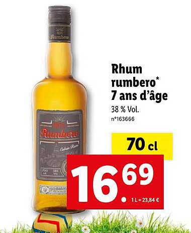 rhum rumbero 7 ans d'âge