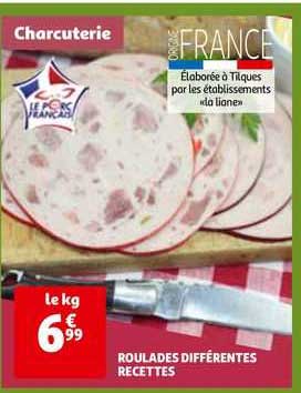 roulades différentes recettes