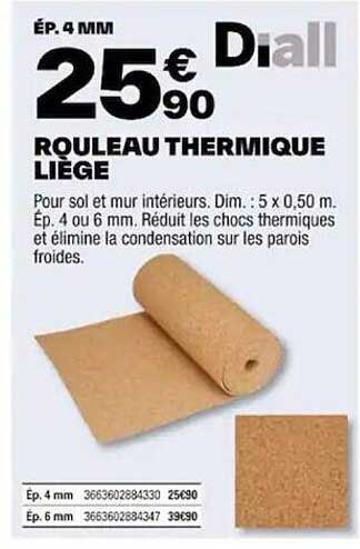 Rouleau Thermique Liège Diall