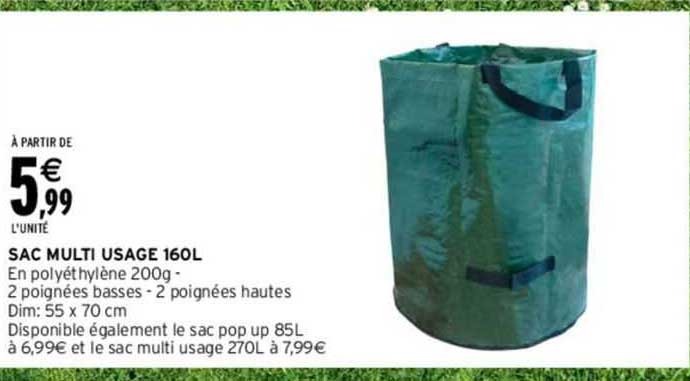 sac multi usage 160l