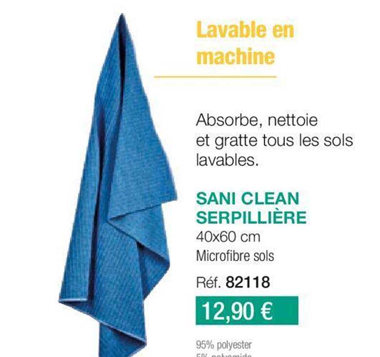 sani clean serpillière