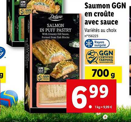 Saumon Ggn En Croûte Avec Sauce