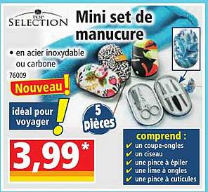 selection mini set de manucure