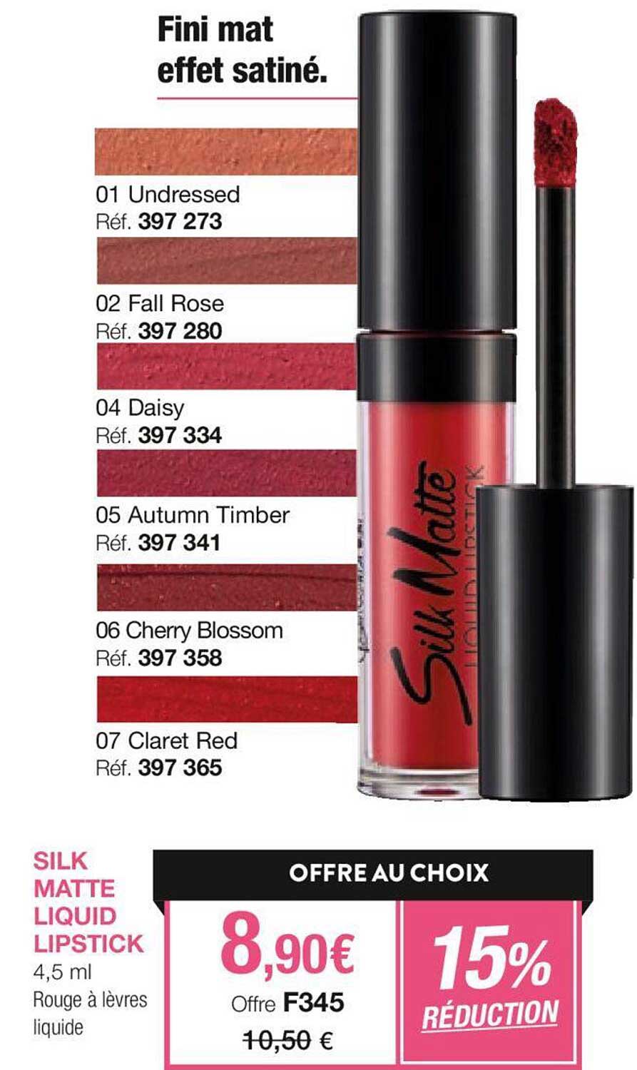 silk matte liquid lipstick