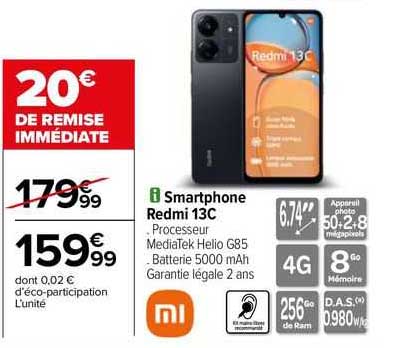 smartphone redmi 13c xiaomi