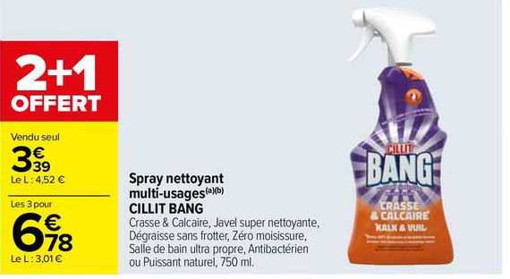 spray nettoyant multi-usages cillit bang