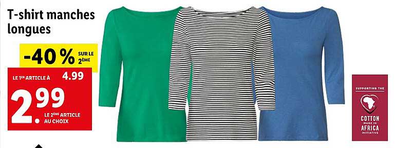 t-shirt manches longues