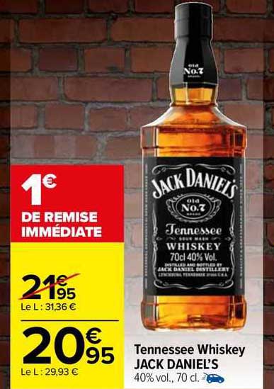 tennessee whiskey jack daniel's