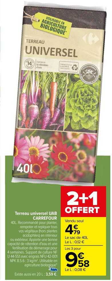 Terreau Universel Uab Carrefour