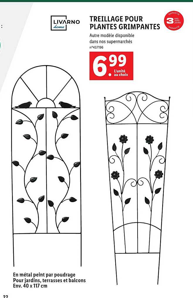treillage pour plantes grimpantes livarno home