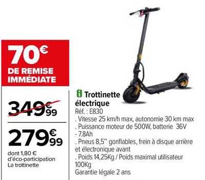 Trottinette électrique