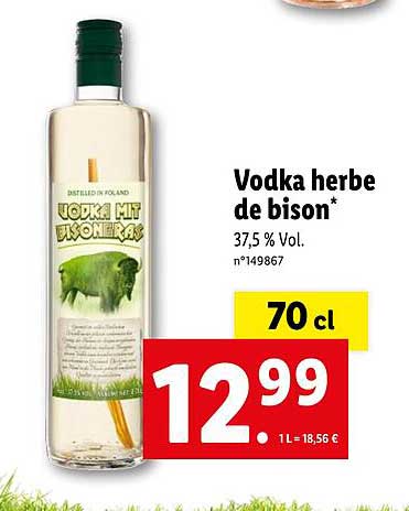 vodka herbe de bison