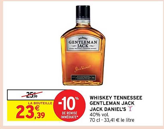 whiskey tennessee gentleman jack jack daniel's