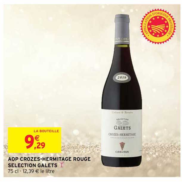 aop crozes-hermitage rouge selection galets