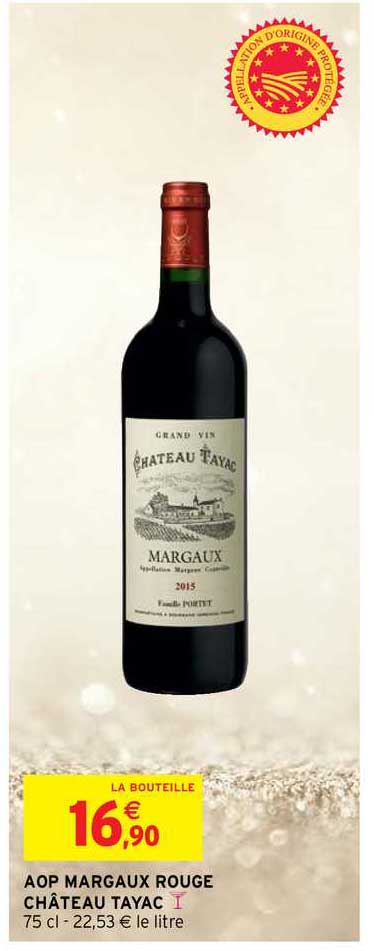 aop margaux rouge château tayac