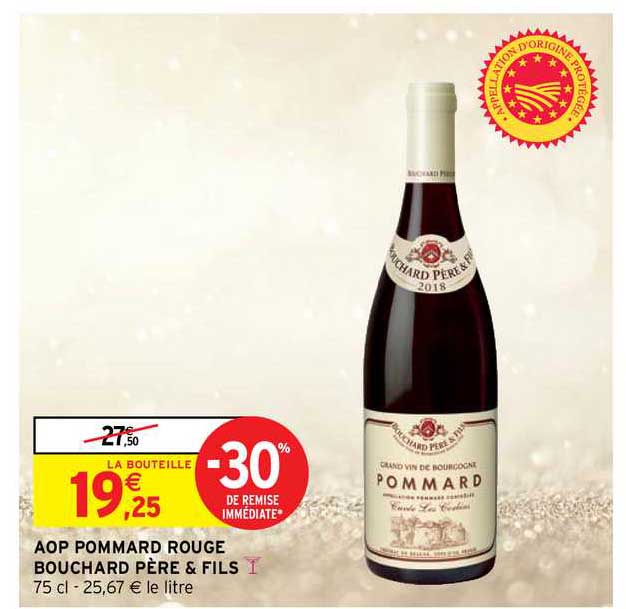 aop pommard rouge bouchard père & fils