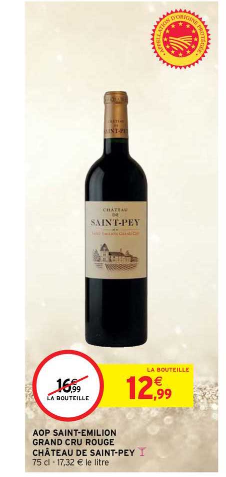 aop saint-émilion grand cru rouge château de saint-pey