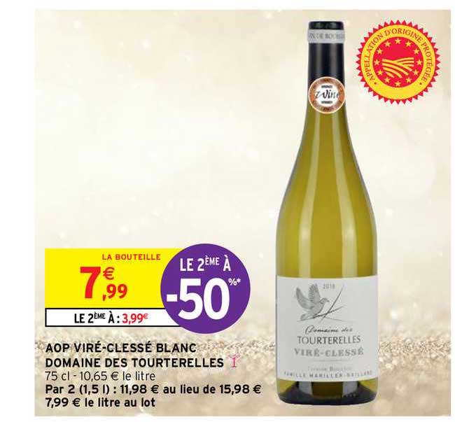 aop viré-clessé blanc domaine des tourterelles